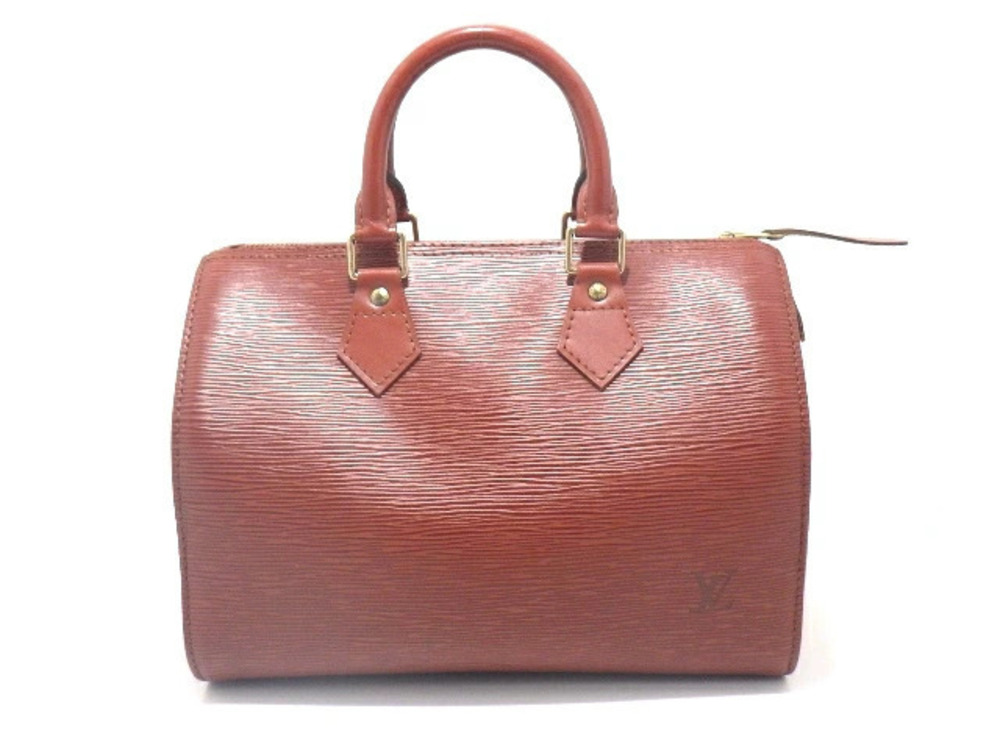 LOUIS VUITTON Speedy bag handbag Epi leather Kenya Brown